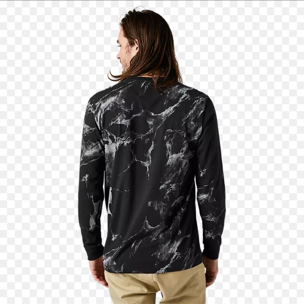 Mens moto Fox Karrera premium long sleeve tshirt sz. XL - Picture 2 of 5